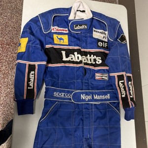 Nigel Mansell Williams Kart Suit.  Youth Size 150