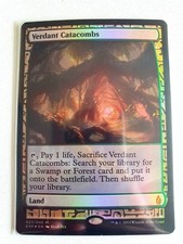 Mtg Magic The Gathering Verdant Catacombs Zendikar Expeditions Foil Near Mint En