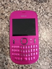 Pink Nokia 201 Mobile Phone Retro needs battery or for parts repair
