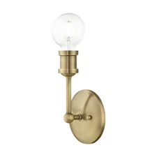 Livex Lighting 14429 Lansdale 9" Tall Commercial Wall Sconce - Brass