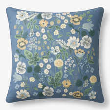 Rifle Paper Co. Strawberry Fields Decorative Square Pillow Cover - Green
