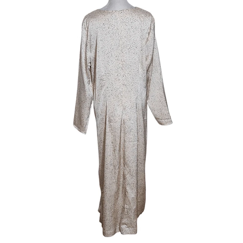 H&M Mama Maternity Blush Satin Midi Dress Size Large Wedding Guest Dress - Image 2 of 4