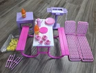 Vintage 1986 Mattel Barbie Picnic Set #7751 Picnic Table Accessories Grill Chair