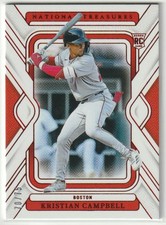 2025 Panini National Treasures #55 Kristian Campbell Red #/75