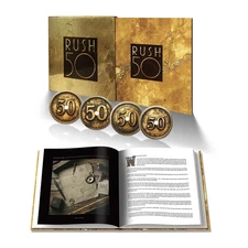 Rush 50 4CD Deluxe Box Set Career Anthology 50th Anniversary Sealed New 