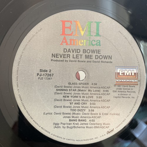 Never Let Me Down by David Bowie - 1987 Vinyl LP Record - Picture 10 of 11