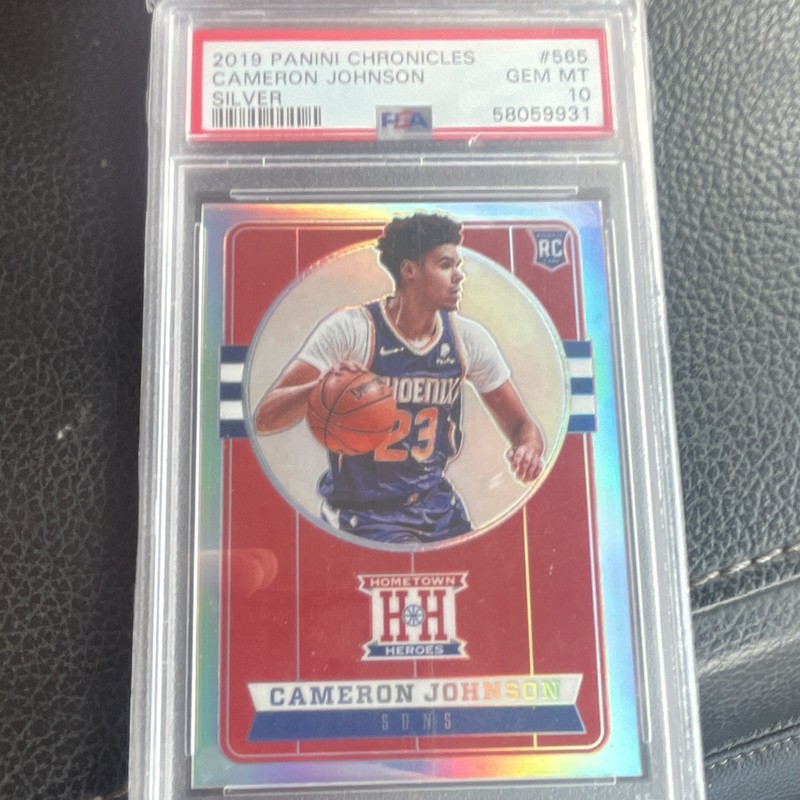 Panini 2019-20 Chronicles Hometown Heroes Optic Prizm Silver #565 PSA 10 RC