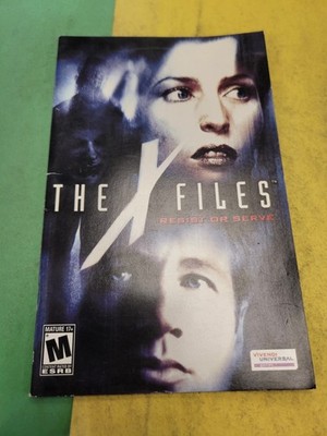(Manual Only) X-Files Resist Or Serve - Sony Playstation 2