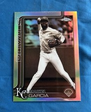 2025 Topps Chrome Update Maikel Garcia Royals Base Sepia Refractor #USC70