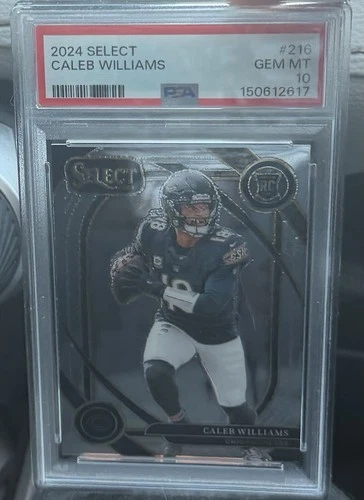 2024 Panini Select Football Caleb Williams #216 Club Level PSA 10 BEARS Pop 104