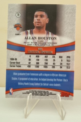 1999-00 Topps Gold Label Class 1 #70 Allan Houston - Bild 2 von 2
