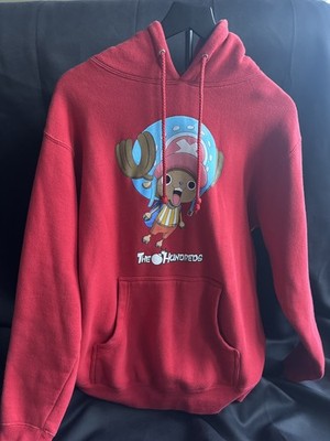 The Hundreds X One Piece Chopper Hoodie Red Small