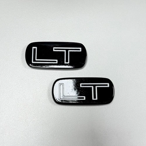 2Pcs LT Nameplate Emblem Badge For 99-07 Car Decal Size :2.5" x 1.2" Replacement
