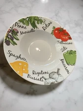 Chef Elect Large Decorative Pasta Serving Bowl Plate Dish Dishwasher & Microwave