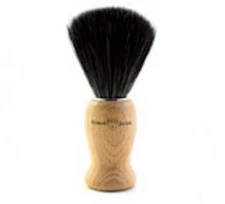 Edwin Jagger Synthetic Fiber Beechwood Handled Shaving Brush