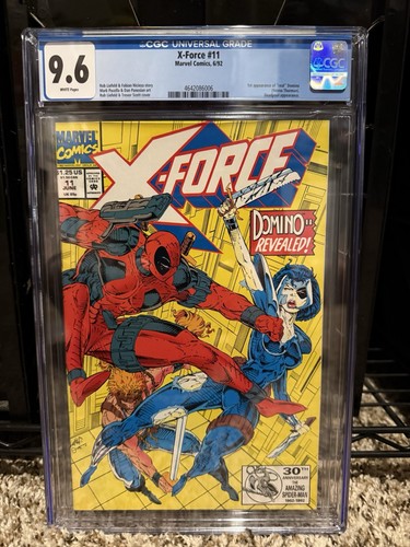 X-Force #11 CGC 9.6 First Domino Appearance