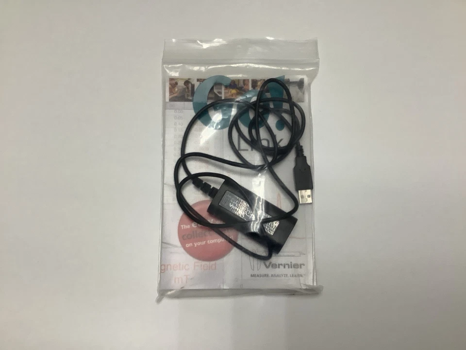 Lote de 7 Go! Link Vernier Interfaz USB Equipo de Laboratorio Escolar con CD, + CD Extra Foto 4 de 4