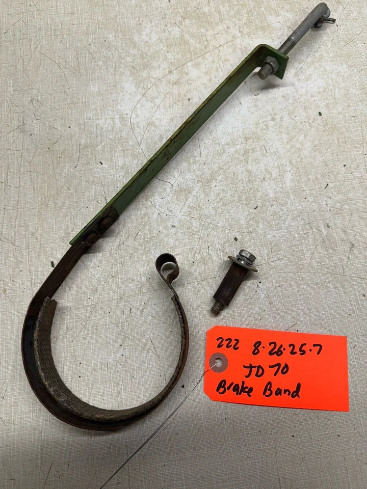 John Deere 70 1971 guardabarros redondo césped tractor banda de freno Foto 2 de 4