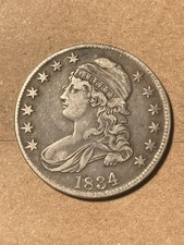 1834 Capped Bust Half Dollar - Large Date Small Letters - As Shown! (#1781)