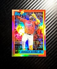 Baseball Cards 2025 Topps Ronald Acuna Jr. Rainbow Foil #1-22