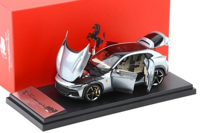 1:43 BBR Ferrari Purosangue Panoramic Roof Grigio Titanio Metallic