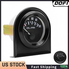 Universal 2 52mm Led Oil Pressure Gauge 0-100 Psi Meter With 18 Npt Sensor 12v Universal 2 52mm Led Oil Pressure Gauge 0-100 Psi Meter With 18 Npt Sensor 12v