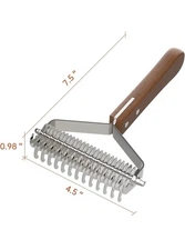 Double Side Bristle Pin Pet Grooming Brush for Dog Cat Hair Shedding