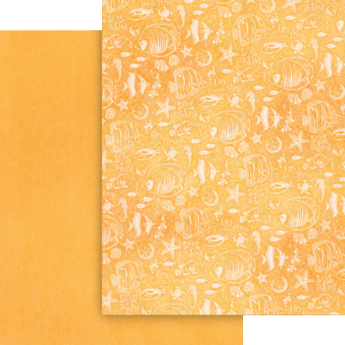 GRAFICA 45 "SEAS THE DAY" 8,5X11 PATTERN & SOLIDS PACK OCEAN SCRAPJACK'S PLACE - Foto 4 di 9