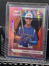 Daniel Lantigua  2021 Elite Extra Base Pink (SP) - #195 Reds