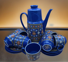 Winterling Bavaria Blue Floral Tea Set Schwarzenbach Porcelain