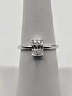 925 Sterling Silver Moissanite 1.0ct Radiant Cut Ring GRA Certified — photo 1