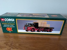 Corgi 19801 Eddie Stobart Bedford S Type with Flat Trailer 1:50