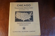 1935 Chicago Telephone Directory Illinois Bel...