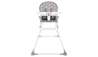 My Babiie Feeding Seat Highchair Stars MBHC1 Compact Baby Chair Grey 3424793 R