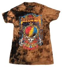 Grateful Dead Liquid Brown Tie Dye T-Shirt Women’s Size Small