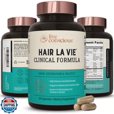 Hair La Vie Live Conscious Clinical Formula Hair Growth Vitamins for Women an