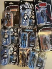Star Wars Black Series, The Vintage Trooper And Mandalorian Lot Of Eight