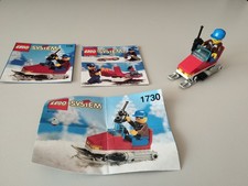 Lego 1730 Snow Scooter mit gelochter Bauanleitung Classic Town