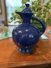 Vintage Fiestaware Cobalt Blue Carafe w/ Cork stopper