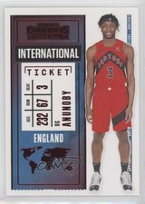 2020-21 Panini Contenders International Ticket Red OG Anunoby #30 0o6v