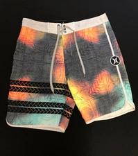 SIZE 34 HURLEY PHANTOM x SIG ZANE BOARD SHORTS ALOHA HAWAII KANAKA RESPECT HI