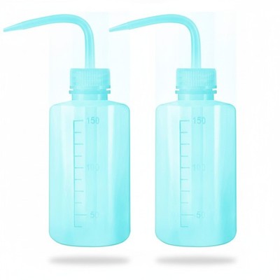 Labor Squeeze Flaschen 150ml Blau Enghals Kunststoff Trinkflaschen für Prec...