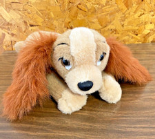 Disney Store Lady and the Tramp LADY Plush Stuffed Animal 12 Inch Laying Vintage