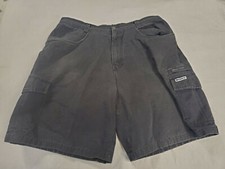 Vintage Black Vans Skateboard Cargo Shorts Size 38 - Late 80s or early 90s