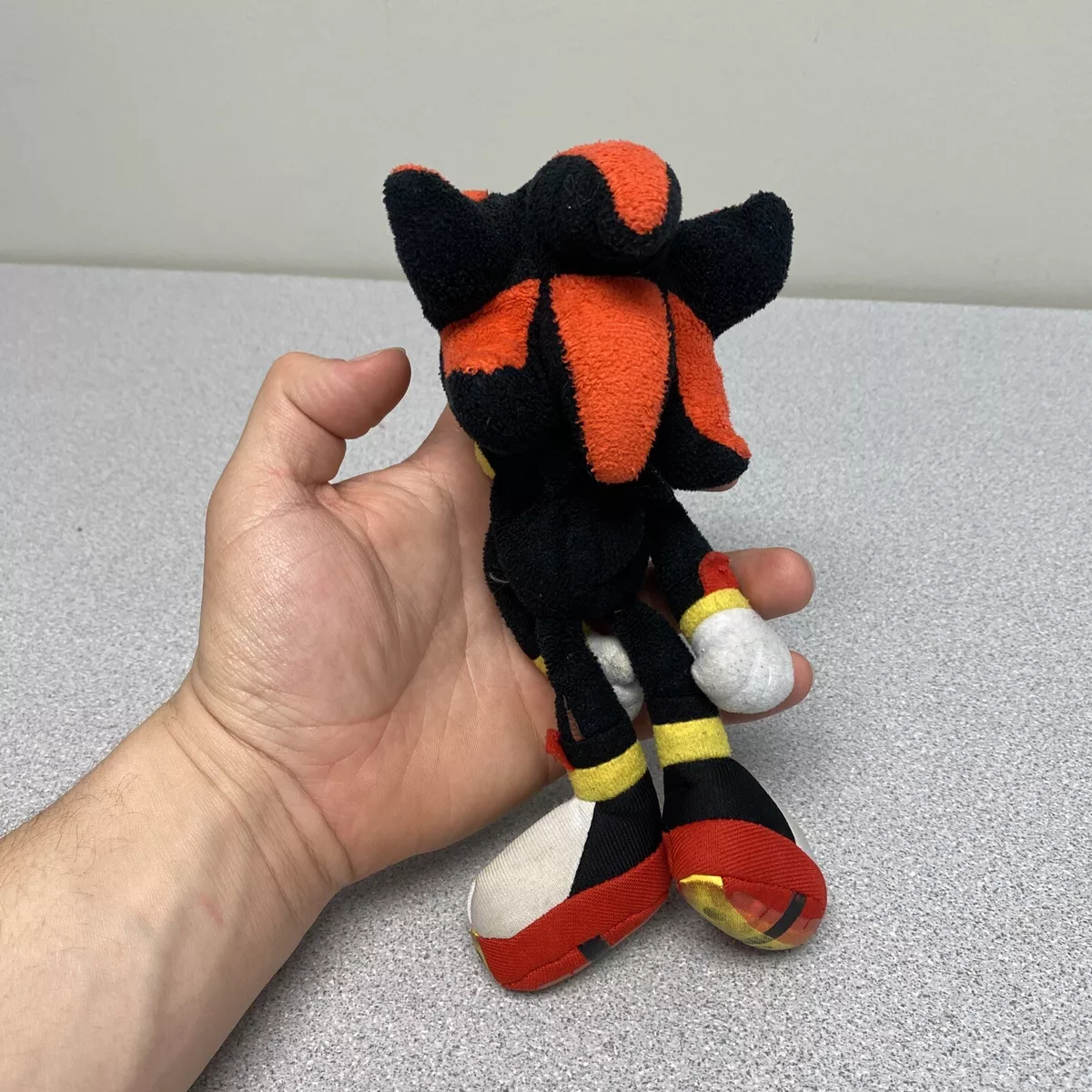 Rare Sonic Boom Hedgehog Shadow Plush Stuffed Animal 8”