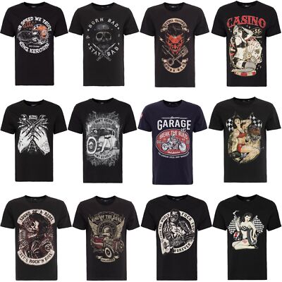 Neu King Kerosin Herren T-Shirt Rockabilly US Car Pin Up Gr S M L XL XXL XXXL