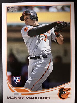 Manny Machado 2013 Topps VARIATION BATTING SP Rookie Card #270