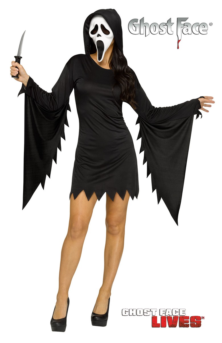 Scream Ghost Face Costume スクリーム コスチューム Ghost Face Glamour Dress Adult Womens Costume Mask NEW