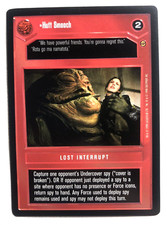 Star Wars CCG Hutt Smooch Jabbas Palace DARK SIDE Decipher SWCCG NEAR MINT NM