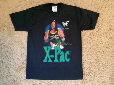 RARE VTG 1990's WWF X-PAC YOUTH T SHIRT 50/50 USA SEAN WALTMAN D